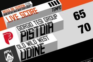 Va alla Apu Old Wild West Udine il big match di Pistoia