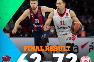 Olympiacos corsaro in casa dei Baskonia