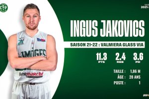 Ingus Jakovics signs with Limoges