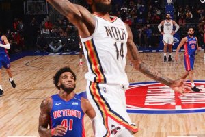 I Pelicans risalgono dal -15 e battono Detroit