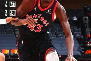 Siakam e Van Vleet on fire, i Raptors battono gli Hawks