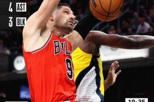 Vucevic e DeRozan oltre i 30 punti, Chicago si impone sui Pacers e torna in cima alla Eastern
