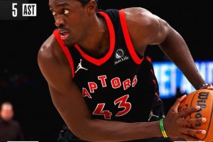 Settima in fila per i Raptors, 27+16 per Siakam con OKC