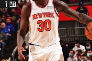 28+16 per un Randle dominante, i Knicks vincono alla sprint con Golden State