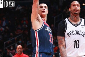 I Nets continuano a perdere, Washington brinda alla prima tripla doppia di Kuzma