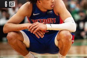 Jumper dalla distanza di Grant, Cunningham stoppa Brown: i Pistons fermano i Celtics