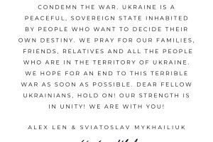 Alex Len and Sviatoslav Mykhailiuk: We pray for ou families, friends, relatives