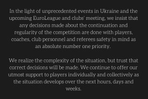 ELPA: Importance of player safety during current situation in Europe
