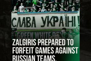 Zalgiris: “Our values aren’t changing – we don’t want to play with Russian clubs”