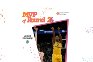 EuroLeague Round 24 MVP: James Nunnally, Maccabi