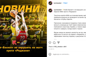Il Kyiv Basket non può lasciare l’Ucraina. Sarà 0-20 con Reggio Emilia