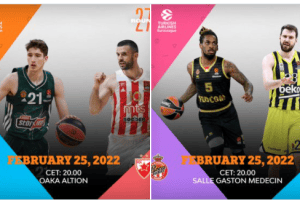 EuroLeague, in campo a Montecarlo e Atene