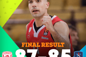 Kostas Sloukas sulla sirena, l’Olympiacos batte i campioni in carica dopo un overtime
