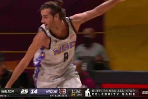 NBA Celebrity Game, il meglio di Gianmarco Tamberi