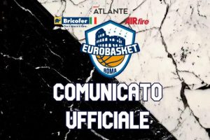 Atlante Eurobasket Roma fa ricorso dopo i provvedimenti del giudice sportivo