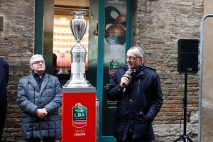 Frecciarossa Final Eight 2022: il trofeo sarà esposto a Casa Rossini fino al 20 febbraio