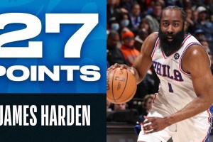 James Harden dominates in 76ers debut with 27 points, 12 assists
