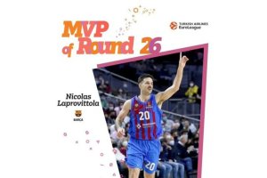 Euroleague: Nico Laprovittola è l’MVP del 26° Round