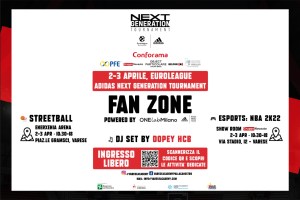 Euroleague adidas Next Generation Tournament: ecco la FAN ZONE!