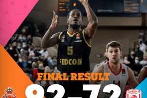 Mike James guida il Monaco ad un netto ed importante successo sull’Olympiacos