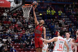 Milano secures playoff home court advantage with comeback win over Bayern