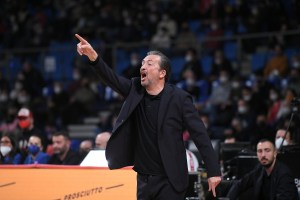 Pesaro, Banchi: “Per 25′ atteggiamento ideale, alla fine poche energie”
