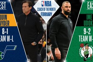 NBA Coach of the Month, February | Quin Snyder and Ime Udoka