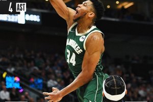 I Milwaukee Bucks passano a Salt Lake City: 30 di Giannis