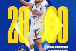Golden State Warriors, 20.000 punti in carriera per Steph Curry