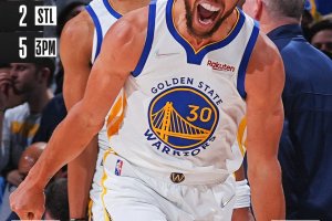 Curry ne mette 24 nel secondo tempo e trascina i Warriors a Denver
