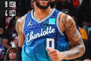 Notte magica al tiro per Charlotte che passa su New Orleans