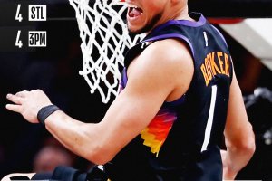 30 di Booker, 23+16 di Ayton: tutto facile per i Suns sui Lakers