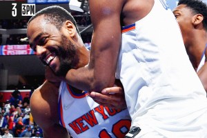 Una tripla di Burks e una rubata consegnano a New York il successo in casa Pistons