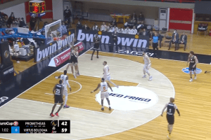 Cordnier took over in the third quarter in Patras