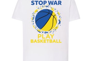 Tortona con “Stop War, Play Basketball”: domenica a Casale 2000 magliette per i tifosi