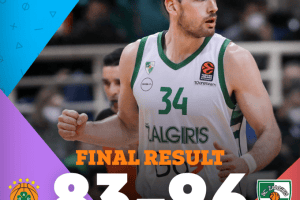 Lo Zalgiris parte a razzo ed espugna Oaka, il Panathinaikos non sa reagire