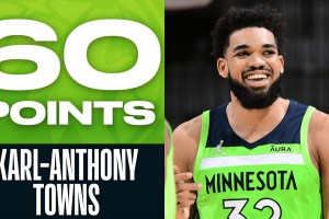 Karl-Anthony Towns scores 60 points in win