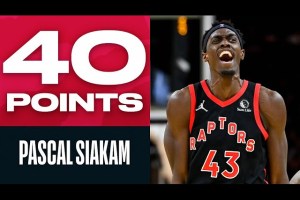 Pascal Siakam, una notte da 40 punti