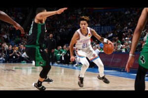 Tre Mann da record nella sconfitta dei Thunder contro i Celtics