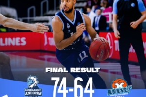 Andorra batte i montenegrini del Buducnost: decisivo il parziale di 23-12 del terzo quarto