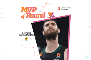 Turkish Airlines EuroLeague RS – Round 34 MVP: Georgios Papagiannis, Panathinaikos OPAP Athens