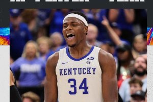 Oscar Tshiebwe named AP men’s College Basketball Player of the year