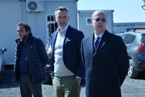 Il Presidente di LBA Umberto Gandini in visita al Derthona Basket