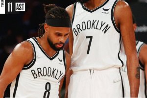 Tripla doppia di Durant, i Nets vincono a New York