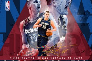 Nikola Jokic, un pezzo di storia: 2.000 punti, 1.000 rimbalzi, 500 assist in una stagione