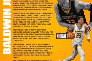 Patrick Baldwin Jr si dichiara per il Draft NBA 2022