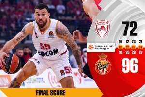 Monaco stuns Olympiacos in Greece to tie Playoff series