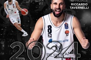 Derthona Basket, rinnovo biennale per Riccardo Tavernelli