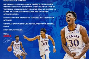 Ochai Agbaji si dichiara per il Draft NBA 2022