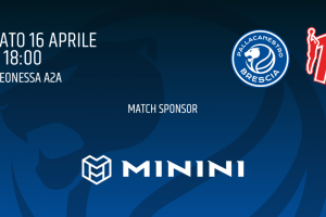 Minini Spa è match sponsor di Brescia-Reggio Emilia